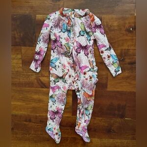 Posh Peanut Butterfly Footie